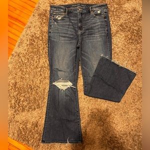 American Eagle Super Hi-Rise Flare Jeans